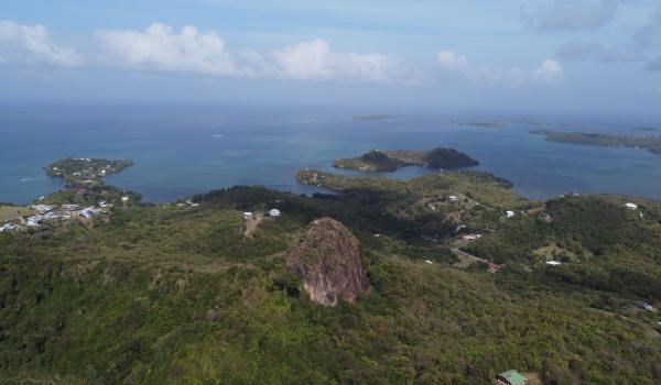 Le littoral du François et le Rocher Leclerc