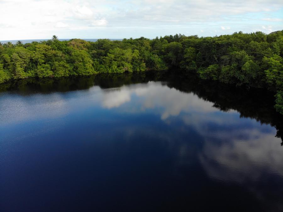 Vue aérienne etang massel 3