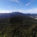 Les pitons du Carbet depuis le Morne Jacob