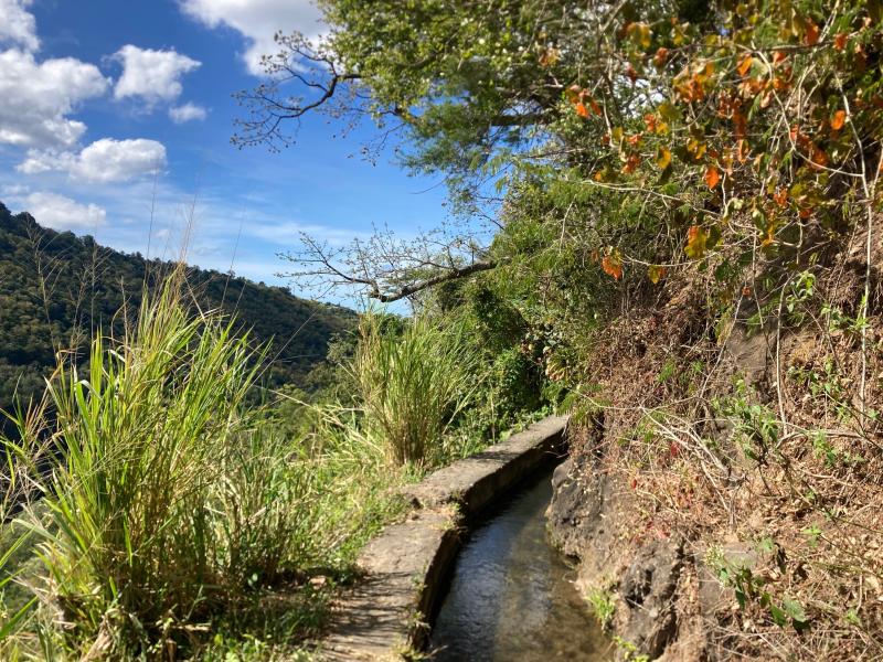 Le canal de Beauregard ou "Canal des esclaves"